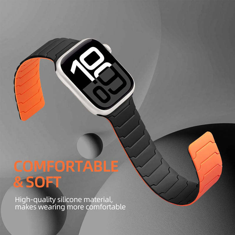 Curea Silicon Sport pentru Apple Watch SE3/SE2/SE/11/10/9/8/7/6/5/4/3/2/1 display 42/44/45/46/49mm negru