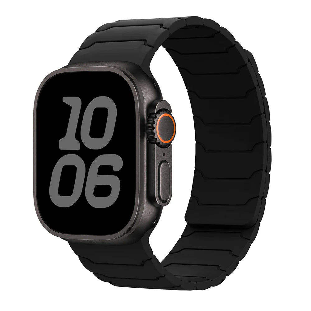 Curea Silicon Sport pentru Apple Watch SE3/SE2/SE/11/10/9/8/7/6/5/4/3/2/1 display 42/44/45/46/49mm negru