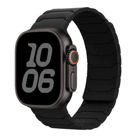 Curea Silicon Sport pentru Apple Watch SE3/SE2/SE/11/10/9/8/7/6/5/4/3/2/1 display 42/44/45/46/49mm negru