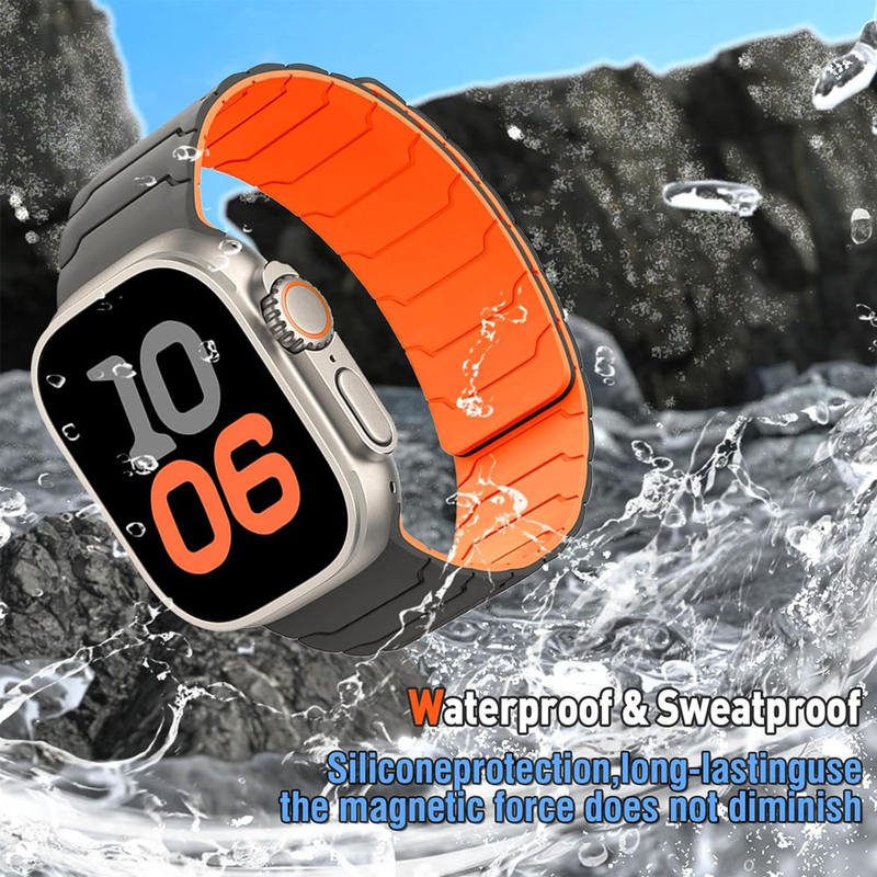 Curea Silicon Sport pentru Apple Watch SE3/SE2/SE/11/10/9/8/7/6/5/4/3/2/1 display 42/44/45/46/49mm negru