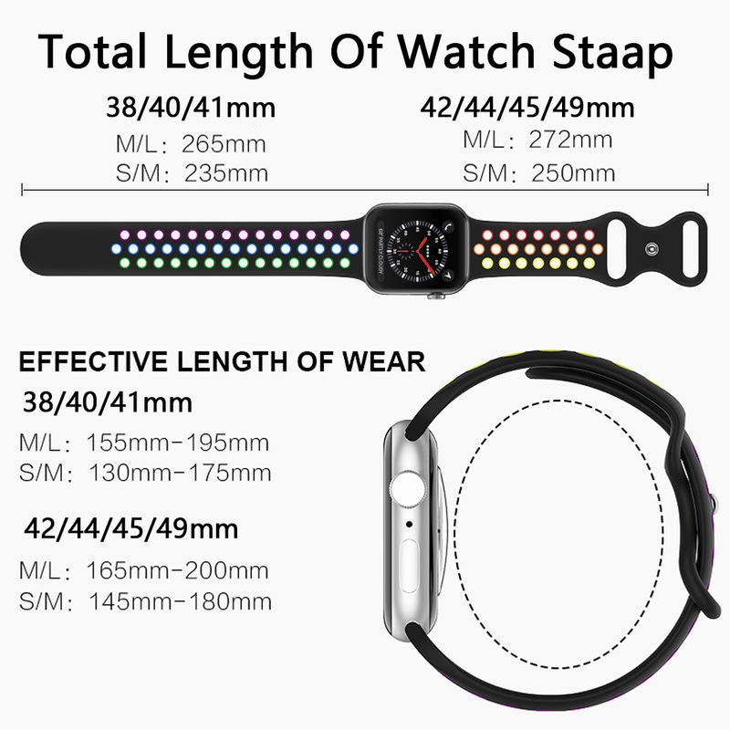 Curea Silicon Dual Color pentru Apple Watch SE3/SE2/SE/11/10/9/8/7/6/5/4/3/2/1 display 42/44/45/46/49mm gri/alb