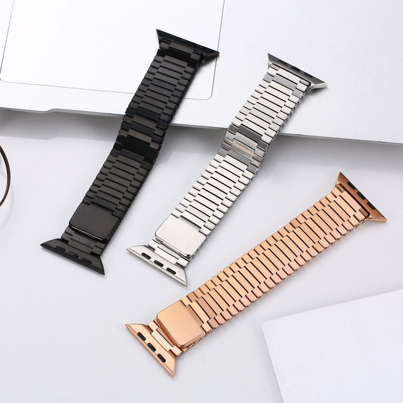 Curea Magnetica MILANESE din otel inoxidabil pentru Apple Watch SE3/SE2/SE/11/10/9/8/7/6/5/4/3/2/1 display 42/44/45/46/49mm argintiu